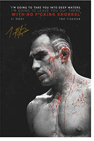 Tony Ferguson El Cucuy Zitat – Deep Waters | Fotodruckposter | vorsigniert | Pro Glanzpapier | Größe: A2 (42 x 59,4 cm)