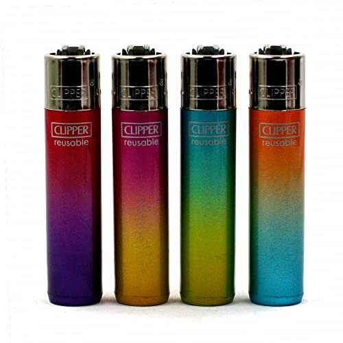 Lot de 4 Briquets Clipper – Gradient Summer