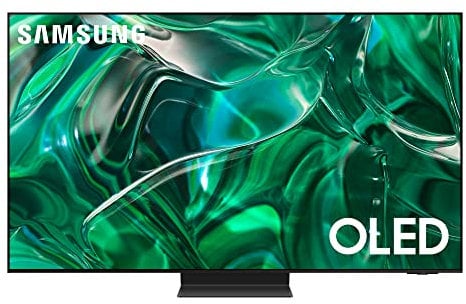 Samsung TV QE77S95CATXZT OLED Smart TV 77 Neural Quantum 4K, Gaming TV, Dolby Atmos OTS Lite Infinity One Design Integrato Bixby e Alexa, compatibile Google Assistant, 144 Hz, Titan Black 2023