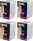 Zellstoff Servietten weiß 1/8 Falz, Tissueservietten 12 x 8,5 cm, für Bistro | Imbiss | Food Gastro | Tissue Gastronomie - kompatibel mit Cabanaz Spender (4 x (150 pieces))
