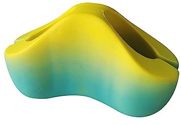 Fonowx Pull Buoy Fitness acuático Entrenamiento de Fuerza EVA Flotación Ejercicio Equipo de Ayuda para Piscina Resistencia Entrenamiento Swim Boya para, Azul