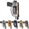 Peminkoo Universal Taktische Pistole Holster Verdeckte Trage Holster Gürtel Metall Clip IWB OWB Holster Airsoft Gun Tasche für G1OCK 17 19 22 23 32 33 Ruger (ACU)