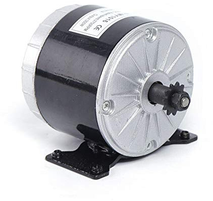 Permanentmagnet Elektromotor Generator, 350W 36V DC Motor für DIY E-Scooter Elektromotor Mini Bike DIY Elektroroller E Bike Fahrrad, Bürstenmotor für Wind/Wasser Energie