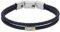 Fossil Herrenarmband All Stacked Up mehrreihig Leder dunkelblau, JF04703998