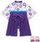 YOOCHUENG Body Neonato Tuta Kimono con Pagliaccetto Manica Lunga Kimono Giapponese per Neonati Cotone per Bambini Salopette per Bambine con 2 Paia di Calzini,Viola,80(Adatto a 12-18M)