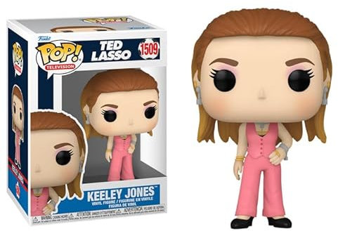 Funko Pop Ted Lasso Wave 2 + Protector: Pop! TV Vinyl Figure (Gift Set Bundled with ToyBop Box Protector Collector Case) (Keeley Jones Pink Pant Suit)