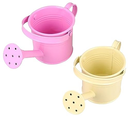 Mwqenxes Gießkanne Aus Metall für Kinder, Gießkanne Aus, Gießkanne, Wasserkocher, Geeignet für Garten, Haus, Pflanzen, Blumen.