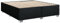 vidaXL Bettgestell, Bett mit Bettfüße Lattenrost, Polsterbett für Schlafzimmer, Doppelbett Bettrahmen, Modern, Schwarz 200x200cm Stoff
