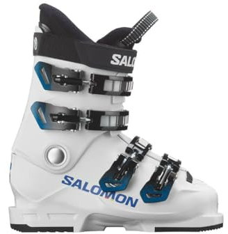 Salomon S/Race 60T Unisex Kinder Skischuh, White/White/Process Blue, 23