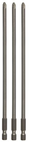 Einhell - Set di 3 punte per cartongesso (accessori per avvitatore a secco, 3 pezzi, lunghezza 165 mm, particolarmente adatto per rivista)
