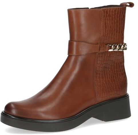 CAPRICE Damen Stiefeletten aus Leder mit Blockabsatz