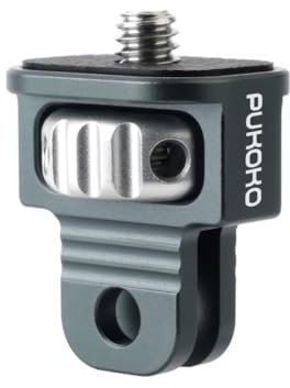PUKOKO Action Kamera Adapter, 1/4 Schraube, Kompatibel mit Insta360, DJI Osmo Action/Pocket Camera und den meisten Action Kameras