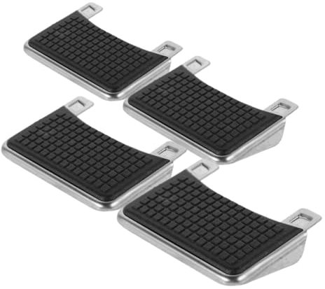WEKAMOS Plastic Foot Pedal Bin Replacement Handsfree Operation 3l-5l 4 Pcs for Trash Cans Pedal Kitchen Bin Easy Installation Black