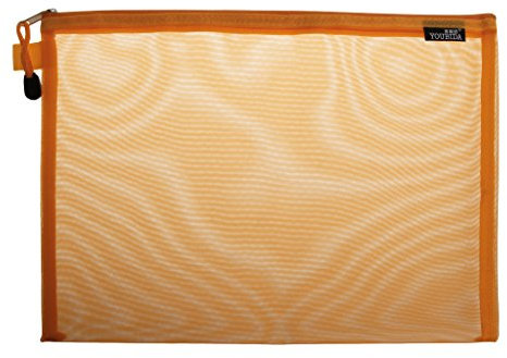 Porte-documents en nylon multicolore avec fermeture éclair pour documents - Sac de rangement en maille pour femme et homme - Pour bureau, école, maison