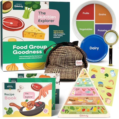 Baketivity Nutrition Explorer Kit STEM Learning Birthday Gifts for Kids