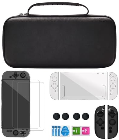 Multiple Layer Schutzhülle Ergonomischer Controller Haut Wasserdichte Bildschirmschutz Joystick Abdeckungen Pack Für NSW2 Gaming Wesentliche Schutzbündel