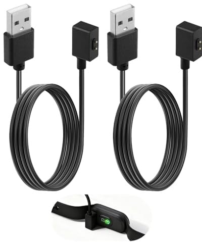 2PCS Ladekabel für Xiaomi Redmi Watch 5/5 Active/4/3/2 Mi Band 10/9/8 Serie | Ladekabel für 9 Pro/9 Active/8 Pro/8 Active/Redmi Watch 5 Lite/3 Active/3 Lite, Magnetisch Ladegerät, Smartwatch Kabel Uhr