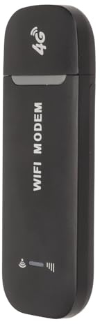 Wakects 4G LTE USB WiFi Modem Dongle, 150Mbps Wireless Router Mobile WiFi Hotspot with 3G 4G SIM Slot for Tablet Laptop Phone