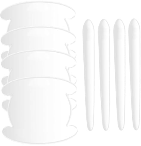 Car Door Handle Protector 8Pcs/Set Clear Car Door Handle Scratch Protector Includes 4 & 4 Cup Self-adhesive Epoxy, Scratch