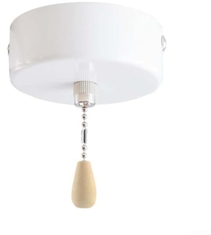1 PCS Zugseilschalter Weiß ABS Kunststoff Deckenmontage 250V 3A 150cm Kabel Länge Schalter für Badezimmer Beleuchtung Modernes Design Einfache Bedienung