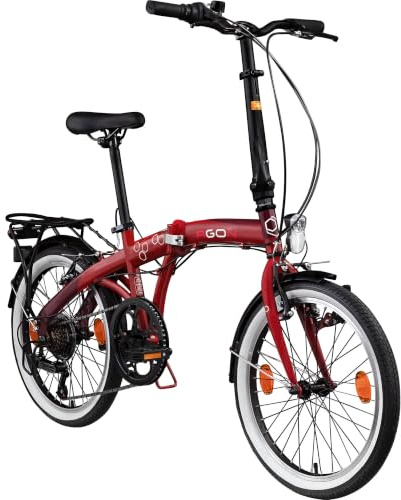 AGON Parklane Klapprad Faltrad Damen Herren 20 Zoll 6 Gänge StVZO