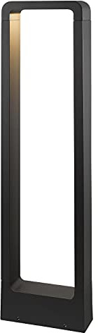 DOPO LIGHTING - Leuchte SIBILA anthrazit LED COB 3000K außen IP54. Moderner Mast zur Beleuchtung von Terrassen, Parks und Wegen.