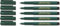 Faber-Castell Finepine 1511-0,4 mm, Schwarz, 5 Stifte