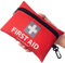 General Medi Mini First Aid Kit, 92 Pieces Small First Aid Kit - Includes Emergency Foil Blanket, Scissors for Travel, Home, Office, Vehicle, Camping, Workplace & Outdoor (Red)