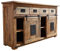 MASSIVMOEBEL24.DE Railway Sideboard 150x45x90 Mango, Farbe:Natur lackiert, Größe:150x45x90 cm (BxTxH)