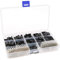 Dawa A-158 620 Pcs Dupont Connector 2.54mm Dupont Cable Jumper Wire Pin Header Housing Kit Male Crimp Pins+Female Pin Terminal Connector