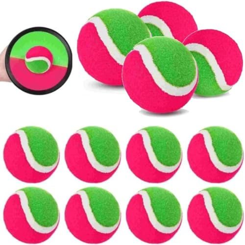 Liberty Imports Replacement Sticky Balls for Toss and Catch Sports Game (Hook and Loop) Refill Pack 1 Dozen Bulk (Set of 12)