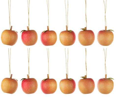 DREGENO Baumbehang Äpfel mit Blatt 12 Stück