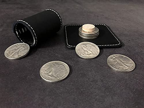 Zylinder und Münzen - Close Up Trick / Magic Trick / Magic Props / Party Trick / Magic Gimmick (Deluxe Set)