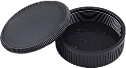 2 Stück Linsen hinten Cap+ 2 Stück Gehäusedeckel kompatibel mit Leica Voigtlander 39 mm Schraubbefestigung Objektiv und Kamera, M39 Mount Objektiv (2 Set)