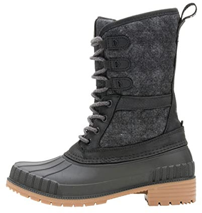 Kamik Damen SIENNA3 Halblange Stiefel, Black, 40 EU