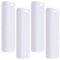 Create idea Lot de 4 Coques de Batterie en Plastique de Rechange pour télécommande Nintendo Wii Blanc