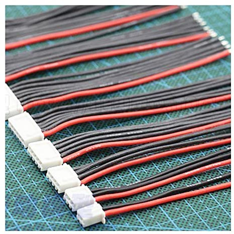 KEYESMINER Zubehör für RC Hubschrauber for IMAX B6 Stecker Stecker Draht 5 Teile/los 1S 2S 3S 4S 5S 6S Lipo Batterie Balance Ladegerät Kabel for IMAX B6 Stecker Stecker Draht Großhandel Ersatz