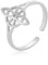 UNIFT Hexenknoten-Ring für Frauen, Edelstahl, geometrischer Stil, elegant, schick, irisch, keltischer Knoten, verstellbarer Ring, Hexerei, Amulett, Schmuck, Edelstahl, Kein Edelstein