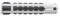 Wuerth 590681266 2K Kunststoff Shark Twist, DBL-KST-SHARK-TWIST-12x66 Allzweckdübel, Weiß-Anthrazit