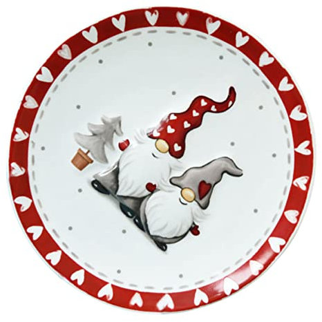 Cabilock 1pièce Assiette Décorative Pour Desserts Et Fruits Plateau Élégant Pour Collations Et Apéritifs Motif De Noël Facile à Utiliser Et Léger Pour Repas Famille Fêtes