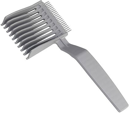 Pettine per taglio capelli,pettine da barbiere,pettine da barbiere con design sfumato,pettine posizionamento curvo professionale,strumento per parrucchieri da uomo,accessori da barbiere per salone