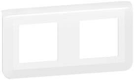 Legrand 078804 Plaque mosaic 2 postes à l'unité