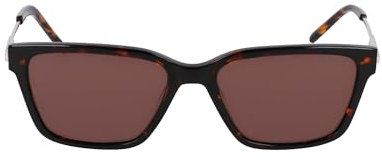 DKNY Unisex DK713S Sunglasses, 237 Dark Tortoise, 56