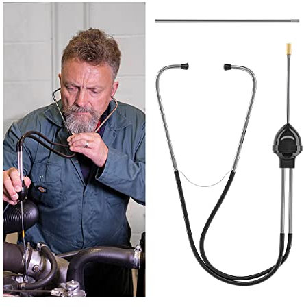 JNNJ Automotive Engine Stethoscope, Car Engine Diagnostic Sensitive Hearing Tool, Precise Diagnostic Tool for Engine Noise Detection and Analysis, Professional Automotive Mechanics Stethoscope