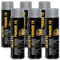 Deco Color 6 STÜCK ACRYL CAR LINE Grundierung GRAU 500ml - Haftgrund für z.B. Alufelgen, KFZ, Holz, Beton uvm. (6 Dosen 500ml Grundierung Grau)