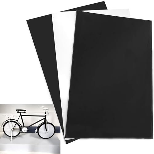 OHYER 3 piezas 200*300*2mm Placa de Plástico ABS Láminas de plástico ABS Tableros lámina acrílica Placa Plastico Fuerte y Resistente Para Proyectos de Modelado de Bricolaje Artes y Manualidades (3)