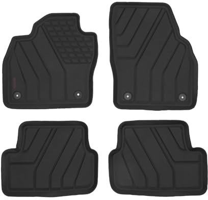 PREMIUM Gummi Fußmatten mit Rand passend für Seat Arona ab 11/2017/Seat Ibiza ab 6/2017 (6F) AURADO AU47000013 Automatten