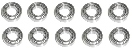 Kugellager 5x9x3 mm - MR95 ZZ metallgedichtet 10 Stück - rcbay | Chromstahl Miniatur Rillenkugellager für 5mm Welle