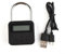 HOHOVYVY Zeitschloss, Metall Timer Schloss LCD Display Multi Funktion Elektronische Zeit 99 Stunden Max Timing (Schwarz)
