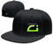 Optic Gaming Logo Adjustable Snapback Baseball Hats Flat Cap Ash Black